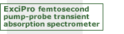 ExciPro femtosecond pump-probe transient absorption spectrometer
