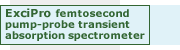 ExciPro femtosecond pump-probe transient absorption spectrometer